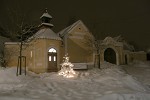 Noční mezouň pod sněhem (leden 2010)