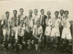 Fotbalové mužstvo SK Mezouň - historické snímky